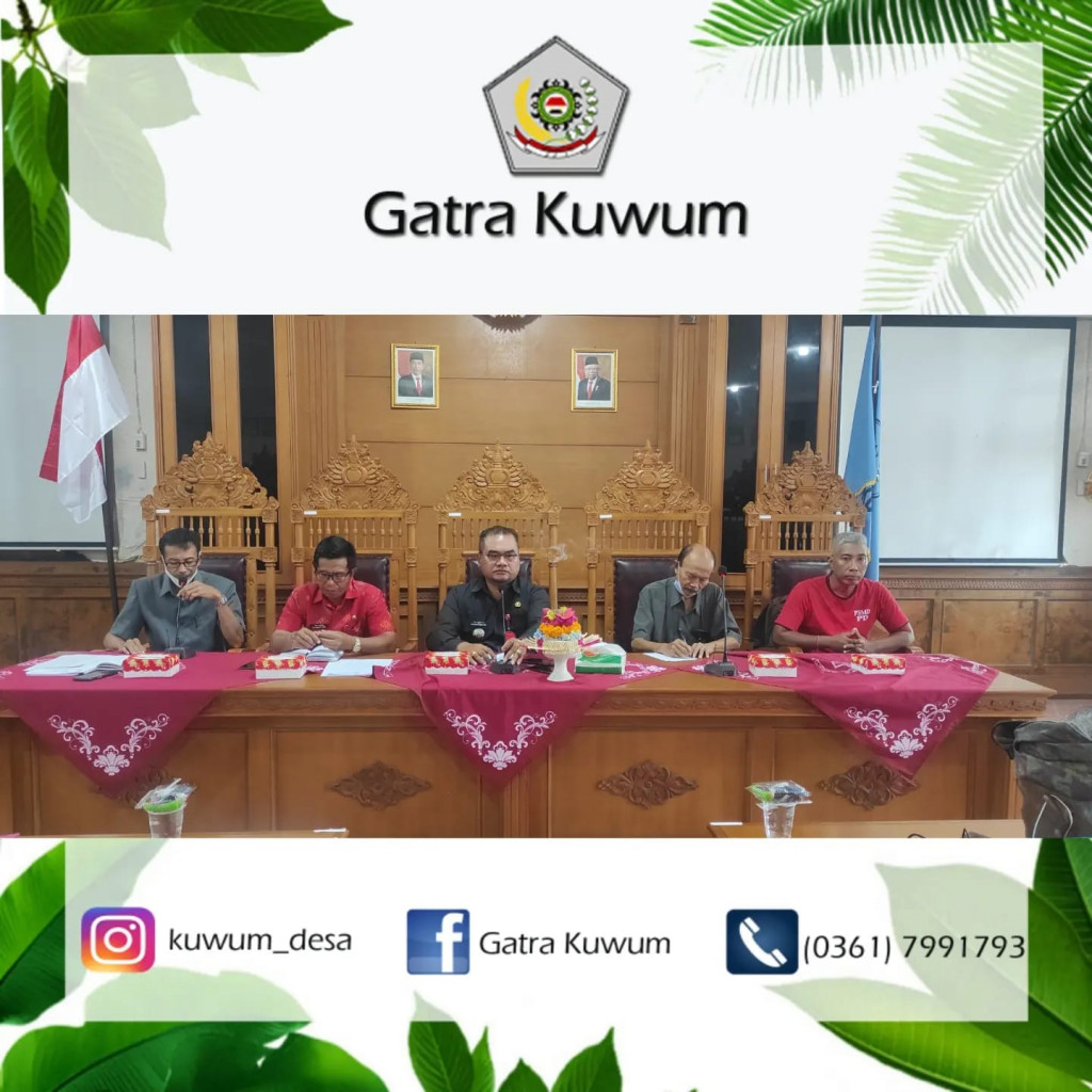 MUSDES PEMBAHASAN DAN PENYEPAKATAN RANCANGAN PERDES TENTANG BUMDESA BERSAMA